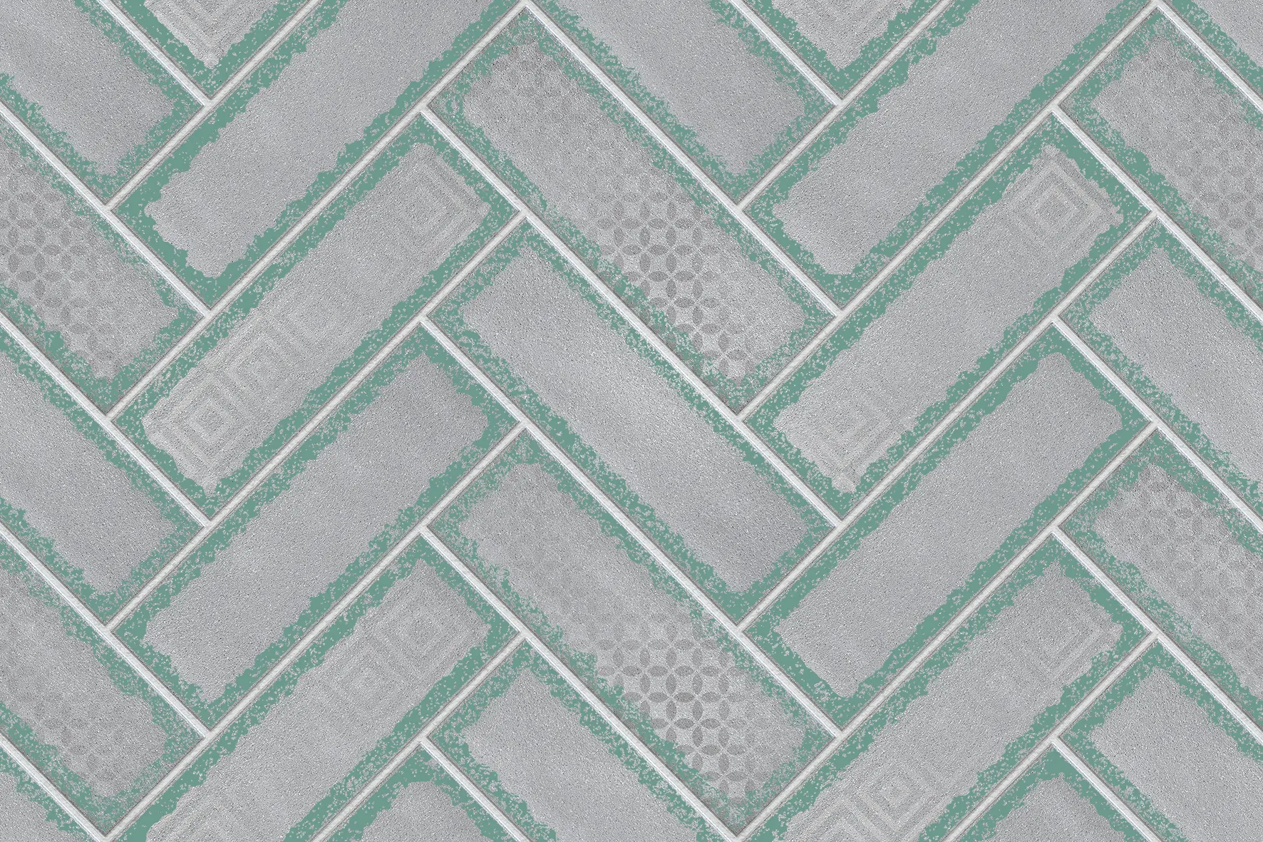 Greva Art wall tile by Axoli Tiles